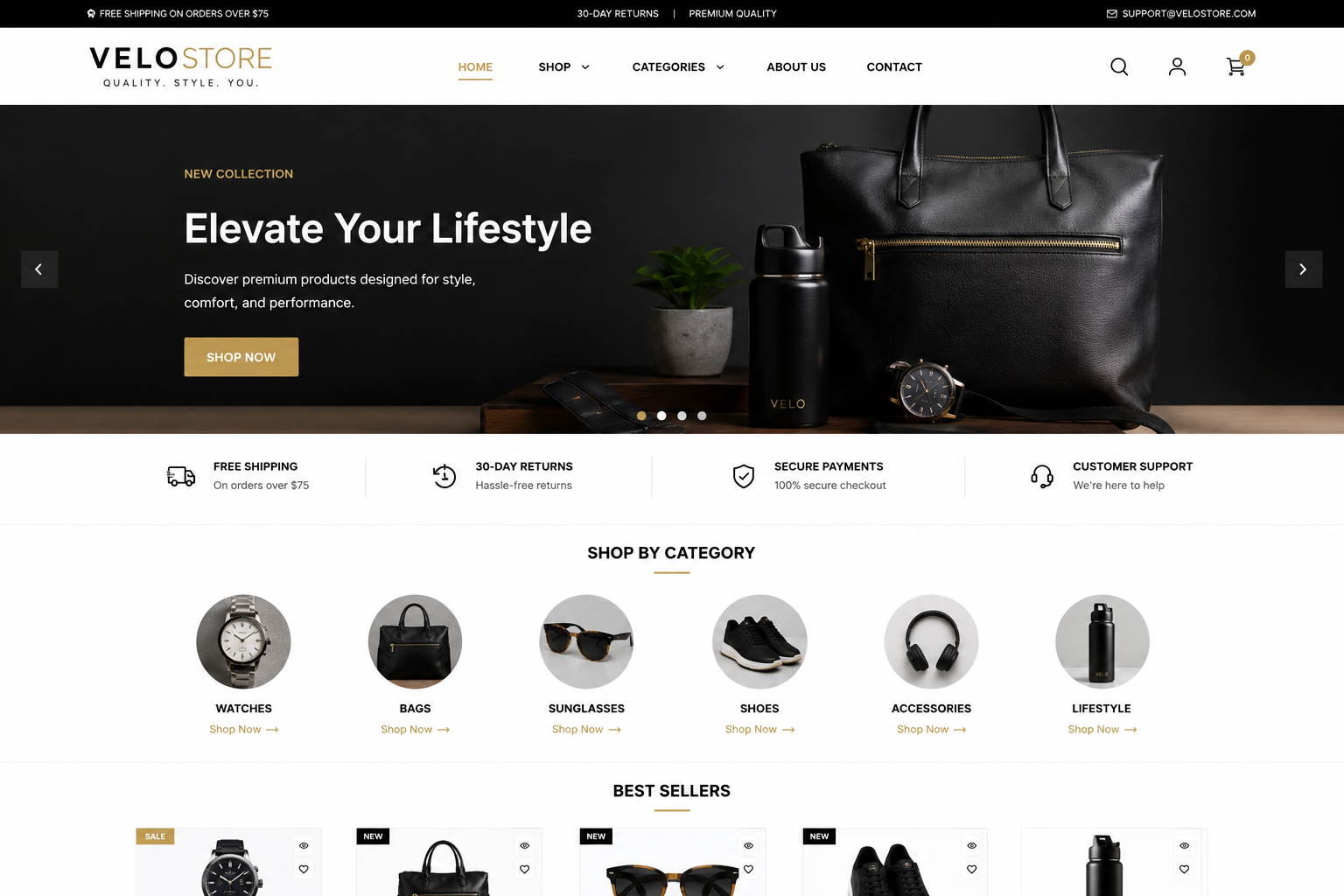 VeloStore — eCommerce